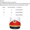Alvivi Drum Major Hat Soldier Hat Nutcrackers Hat Teen Adult Halloween Cosplay Party Hat Soldier Marching Band Hat Type S Red Medium view 2