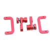 for Axial for Scx10 III 1/10 RC Crawler Car Upgrade Parts Accessories Metal Dig 2-Speed Shift Servo Horn Arm & Protect Mount Set RC Car Repair Kit(Red) view 1