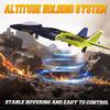 BEZGAR RC Airplane, 2.4GHZ 6-axis Gyro Remote Control Airplane, Gesture Remote Control Plane, 360 Flip Fighter Jet Toy, Toys for Ages 8-13 with Colorful LED Navigation Lights Green view 3