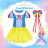16 Pcs Princess Dress Up Clothes for Little Girl Role Play Costume Gift Set, Princess Mermaid Pretent Play Outfit Toys for Toddler Girls, Cosplay Birthday Party Gift for Girls Age 3 4 5 6 7 + Year Old view 3