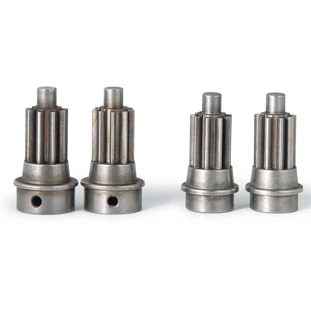4Pcs Metal Front & Rear Portal Drive Shaft Input Gear Set 8259 8257 for Tra-xxas TRX-4 TRX4 1/10 RC Crawler Car