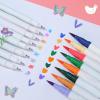 100 Quests Color by Number, Color by Number Adult Coloring Book, Drawing Development Books, Painting Activity Book, Square + Triangle + Hexagon + Circles Quick-Drying Watercolor Pencil Set view 3