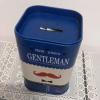 1Pcs Tinplate Piggy Bank Square Money Box Metal British Style Storage Jar Cartoon Children S Piggy Bank view 4
