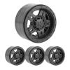 4PCS Plastic Beadlock 2.2 Wheel Hub Wheel Rims for 1/10 RC Crawler Car Axial SCX10 for Wr0aith for Capra RR10 for Tra-xxas TRX4 D90 view 2