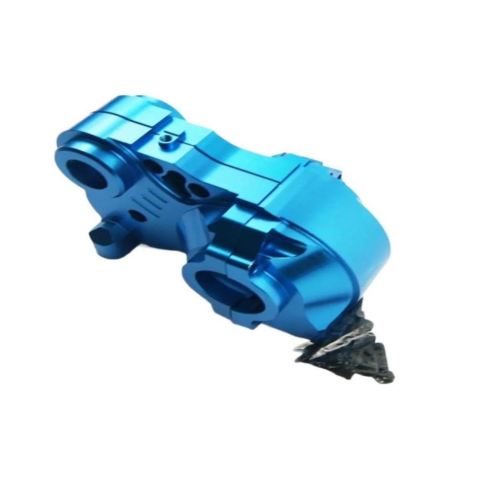 3 Section Diff Differential Gear Box Case for HPI for Rovan KM for Baja 5B 5T 5SC Buggy Truck 1/5(Blue)