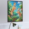 1000 Piece Adult and Teen Puzzles Animals Themed Puzzles Dogs Jumping Into Garden Fun and Challenging Gifts for Friends Bedroom Decorative Art view 4