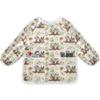 MNSRUU Smock for Kids Sloth Cartoon Cute Long Sleeve Kids Art Smock Paint Aprons with Pockets for Age 2-4 Years, S view 1
