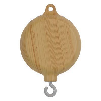 35 Songs Baby Music Box Wood Grain Rotary Crib Bed Movement Musical Newborn Crib Holder Arm Bracket Rattle