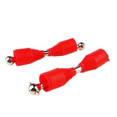 9mm Dog Bone Drive Shaft Axle for HPI for Rovan for ROF-un for Ba-ja 5B 5T Buggy Truck 1/5(Orange Boots)