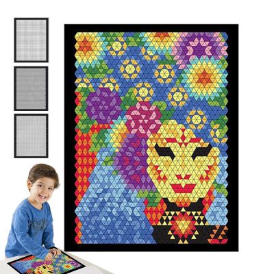100 Quests Color by Number, Color by Number Adult Coloring Book, Drawing Development Books, Painting Activity Book, Square + Triangle + Hexagon + Circles Quick-Drying Watercolor Pencil Set