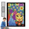 100 Quests Color by Number, Color by Number Adult Coloring Book, Drawing Development Books, Painting Activity Book, Square + Triangle + Hexagon + Circles Quick-Drying Watercolor Pencil Set view 1