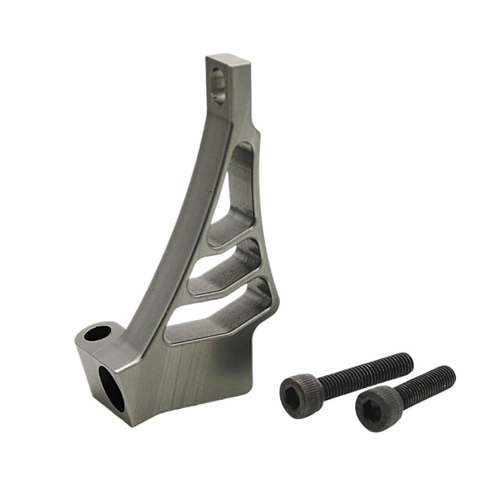 Alloy CNC HD Engine Mount Strengthen Support Fit for 1/5 for HPI for ROF-UN for BA-HA for ROVAN KM for Baja 5B 5T 5SC Rc Car Toys Games Parts(Titanium)