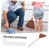 Anneome Ergonomic Boys and Girls Broom Dustpan Soft Broom for Hardwood Floors Chinese Home Cleaning Supplies Random Style view 2