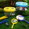 6 Pack Bug Catcher Kit for Kids Bulk Insect Habitat Viewer with Magnifying Glass Vents Portable Bug Collection Cage with Lanyard Nature Outdoor Explorer Set for Boys Girls Birthday Gift(YellowBlue) view 4