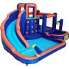 Hapcap Inflatable Water Slides for Kids Backyard,Water Slide Bounce House with Ball Pit,Climbing Wall, Splash Pool Water Gun,Air Blower for Outdoor/Indoor view 1