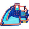 Hapcap Inflatable Water Slides for Kids Backyard,Water Slide Bounce House with Ball Pit,Climbing Wall, Splash Pool Water Gun,Air Blower for Outdoor/Indoor view 2