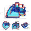 Hapcap Inflatable Water Slides for Kids Backyard,Water Slide Bounce House with Ball Pit,Climbing Wall, Splash Pool Water Gun,Air Blower for Outdoor/Indoor view 4
