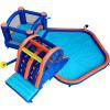 Hapcap Inflatable Water Slides for Kids Backyard,Water Park Bounce House with Big Splashing Pool,Climbing Wall,Air Blower view 4