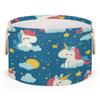 Gumuslen Moon Unicorns Storage Basket Stars Clouds Horse Foldable Storage Bin with Handles Organizer Bins Shelves Boxes for Blankets Clothes Shoes Closet Living Room view 1