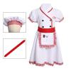 FytStycale Kids Chef Costume Set Baking Uniform Kids Kitchen Accessories for Cosplay Gift, S view 2