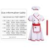 FytStycale Kids Chef Costume Set Baking Uniform Kids Kitchen Accessories for Cosplay Gift, S view 4