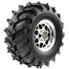 REDSPIDER  Metal 2.2 Beadlock Wheels and Tires 2.2'' Crawler Monster Spike Tire(4pcs) for 1/10 RC Crawler Car TRX4 TRX6 Axial SCX10 90046 SCX10 III AXI03007 Tamiya CC01 D90 D110 (Silver) view 3