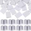 100PCS Miniatures Blank Books White Dollhouse Books Ornament for Crafts Bedroom Bookshelf Decoration Pretend Play Supplies view 1