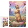 1000 Piece Adult and Youth Colorful Animals Puzzles Otter Fun and Challenging Animals Themed Puzzles Great Gift for Family and Friends Dimensions view 1