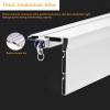 Three-in-One Curtain Single Track Rod and Valance Ceiling Mounted for Living Room Bedroom Room Divider(100cm) view 3
