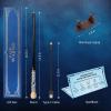 CharmFields Light Up Magic Wizard Wand with 5 Static Light Colors, Rechargeable Illuminating Resin Witch Wand for Kids Collection Cosplay, with Mini Stand Display, Shell view 2