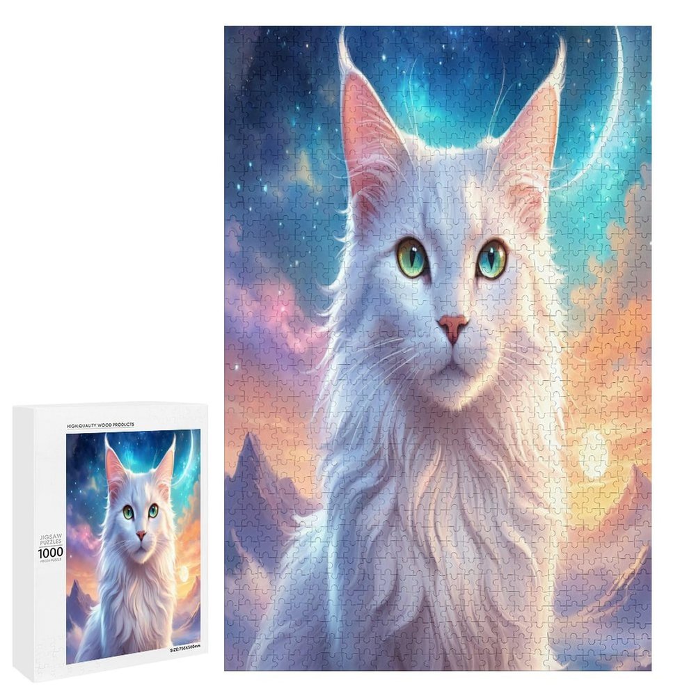 1000 Piece Adult and Youth Animal Puzzles Animal Cat Fun and Challenging Animals Themed Puzzles Great Gift for Family and Friends Dimensions
