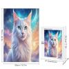 1000 Piece Adult and Youth Animal Puzzles Animal Cat Fun and Challenging Animals Themed Puzzles Great Gift for Family and Friends Dimensions view 2