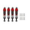 4Pcs 52mm-120mm Oil Filled Shocks for 1/10 RC Monster Trucks Buggy Truggy On Road Touring Drift Cars LC Racing Absima Upgrade (4pcs 85mm red) view 1