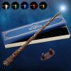CharmFields Light Up Magic Wizard Wand with 5 Static Light Colors, Rechargeable Illuminating Resin Witch Wand for Kids Collection Cosplay, with Mini Stand Display, Blossom view 1