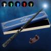 CharmFields Light Up Magic Wizard Wand with 5 Static Light Colors, Rechargeable Illuminating Resin Witch Wand for Kids Collection Cosplay, with Mini Stand Display, Dragonscale view 1