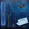 CharmFields Light Up Magic Wizard Wand with 5 Static Light Colors, Rechargeable Illuminating Resin Witch Wand for Kids Collection Cosplay, with Mini Stand Display, Dragonscale view 2