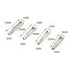 5PCS M2 M3 Metal Pushrod Iron Clamp Head for 2mm/3mm Pushrods, Servo Pushrod Clip, Steering Clamp(M2*L22mm) view 2