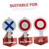 CAXUSD 2pcs Double-sided Handheld Audio Game Interactive Board Dry Erase Program Game Prop Paddle view 3