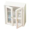 1 12 Scale Dollhouse Furniture Cabinet, Wooden Dollhouse Kitchen Cupboard, Wall Dollhouse Shelf for Dollhouse Bathroom Living Room, Toys. view 1