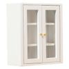1 12 Scale Dollhouse Furniture Cabinet, Wooden Dollhouse Kitchen Cupboard, Wall Dollhouse Shelf for Dollhouse Bathroom Living Room, Toys. view 4