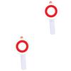 SHOWERORO 2pcs Game Board Paddles Interactive Paddles for Teachers Erase Answer Double Sided Handheld for Sports Events and Parties view 1