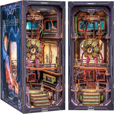 Wizardi Book Nook Miniature - The Eye of Old God Roombox Kit