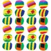 Fun Express Assorted Design Knitted Cotton Kick Balls - 2" (Pack of 24) - Classic Toy Design, Perfect for Programs, Games, and Playtime Activities view 1