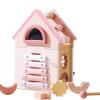 5 in 1 Wooden Activity Cube Shape Sorter Toy Educational Toy Kids Activity Center Scraping Board Abacus Bead for Baby 1-2 view 2