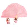 Fun Express 1 1/2" Bulk 78 Pieces Pink Pig Plastic Paratroopers with Pink Parachute view 1