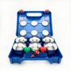 Set of 6 Metal Ptanque Balls in 72 cm/630 g, for Outdoor Play with Convenient Carrying Case! view 1