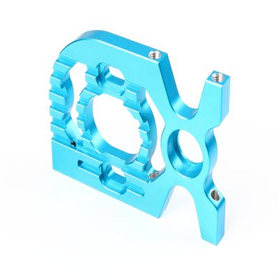 TT01 CNC Aluminum Motor Mount for 1/10 Tamiya RC Car TT01 Upgrade Replacement Part (TT01 Motor Mount Blue 1)