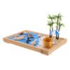 Alipis Micro Landscape Sandbox Decor Japanese Style Mini Beach Zen Garden for Desktop Sandbox Beach Zen Garden Adornment for Home view 1