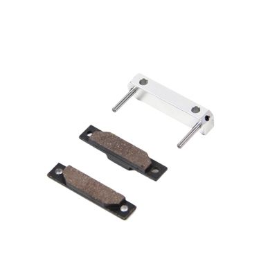 Alloy CNC Brake Pad Set Fit for 1/5 for HPI for RO-Fun for ROV-an KM for BA-JA 5B 5T 5SC RC CAR Parts(Silver)