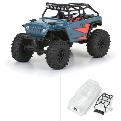 Pro-Line Racing 2004 Jeep LJ Clear Body with Trail Cage for Axial SCX24 PRO366400
